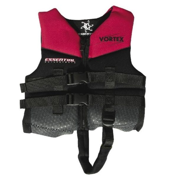 Vortex Junior Neoprene Ski Vests - 3 Sizes (Red) Hot on Sale