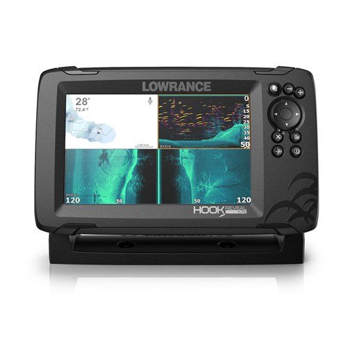 Lowrance Hook Reveal 7x Colour Fishfinder GPS with Tripleshot Transducer - P N 000-15515-001 Online Sale