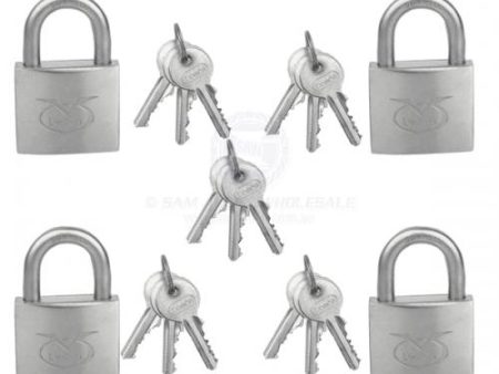 Stainless Steel Keyed Alike Padlocks - 2 Sizes Online Sale