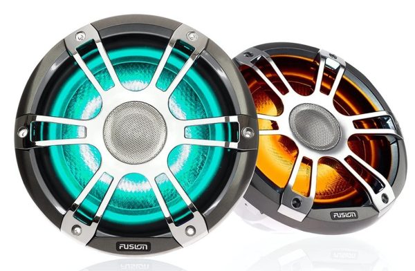 Fusion Signature Series 3 8.8  330-Watt Sports Chrome Marine Speakers (pair) Online Hot Sale