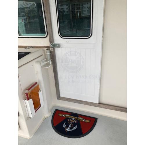 Welcome On Board Anchor Semi Circle Doormat For Discount