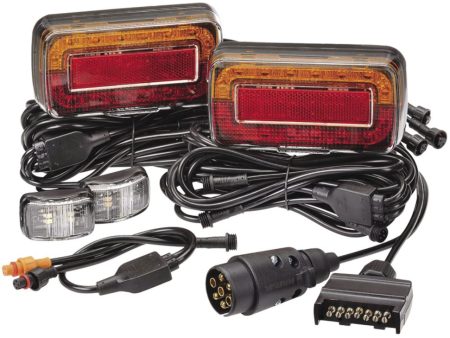 Narva Pre-Wired LED Complete Trailer Light Set with 2 Plugs Cheap