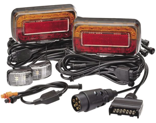 Narva Pre-Wired LED Complete Trailer Light Set with 2 Plugs Cheap