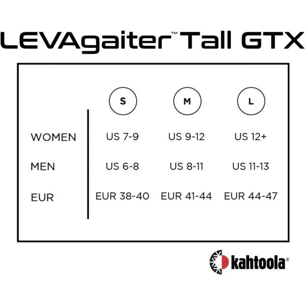 LEVA GAITERS TALL For Sale