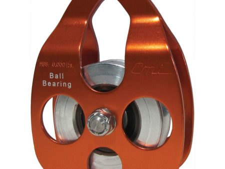 CMI 2 3 8  Orange Aluminum, Aluminum Sheave, Ball Bearing For Cheap