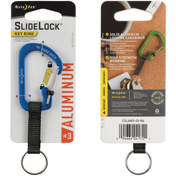 SLIDELOCK KEY RING ALUMINUM Online