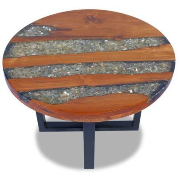 Coffee Table Teak Resin 23.6  Sale