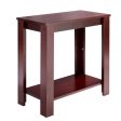 Espresso Wooden Sofa End Table Side Table For Sale