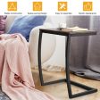 Steel Frame C-shaped Sofa Side End Table Hot on Sale