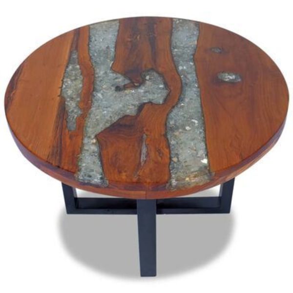 Coffee Table Teak Resin 23.6  Sale