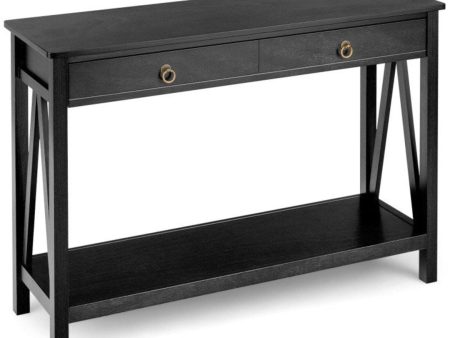 Console Table with Drawer Storage Shelf for Entryway Hallway Discount