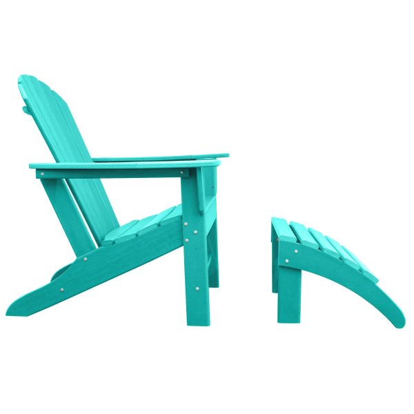 Adirondack Chair Ottoman 2 pcs Set Discount