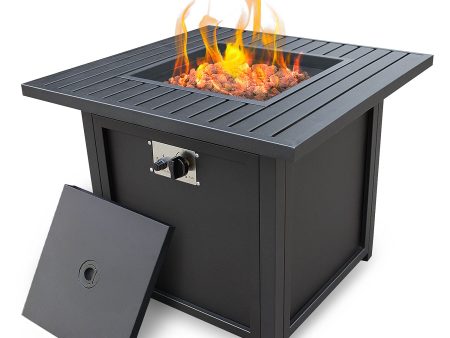 28  Slat Top Gas Fire Pit Table Online