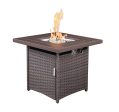 28  Outdoor Wicker Patio Propane Gas Fire Pit Table Online now