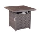 28  Outdoor Wicker Patio Propane Gas Fire Pit Table Online now